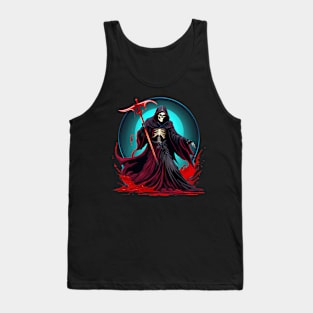 grim reaper skeleton Tank Top